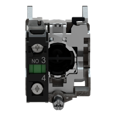 BOUTON POUSSOIR A IMPULSION Ø22 NOIR 1F