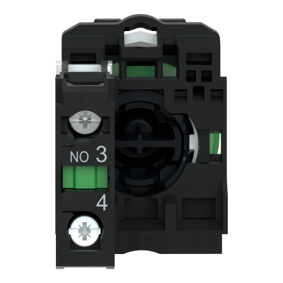 BOUTON POUSSOIR HARMONY XB5 AFFLEURANT 1F Ø22 VERT