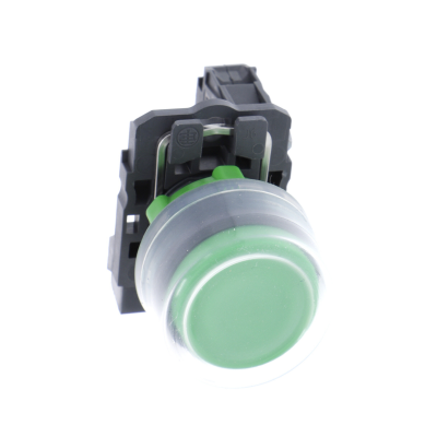 BOUTON POUSSOIR HARMONY XB5 CAPUCHONNE 1F Ø22 VERT