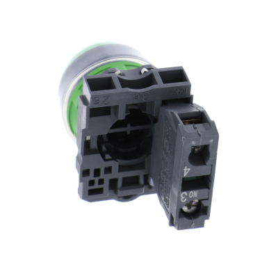 BOUTON POUSSOIR HARMONY XB5 CAPUCHONNE 1F Ø22 VERT