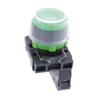 BOUTON POUSSOIR HARMONY XB5 CAPUCHONNE 1F Ø22 VERT