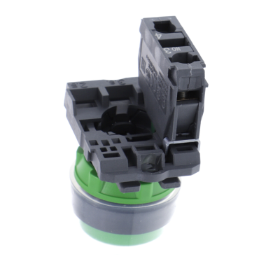 BOUTON POUSSOIR HARMONY XB5 CAPUCHONNE 1F Ø22 VERT