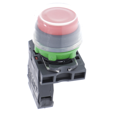 BOUTON POUSSOIR HARMONY XB5 CAPUCHONNE 10 Ø22 ROUGE