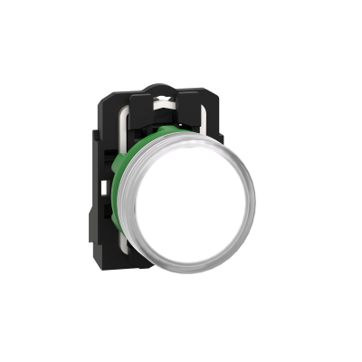 VOYANT ROND HARMONY XB5 BLANC LED 24V IP66 Ø22