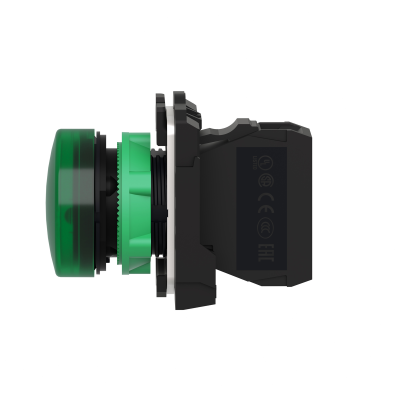 VOYANT ROND HARMONY XB5 VERT LED 24V IP66 Ø22