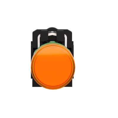 VOYANT ROND HARMONY XB5 JAUNE LED 230V IP66 Ø22