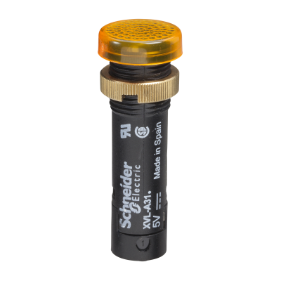 VOYANT ROND  HARMONY XVLA Ø12 IP40 ORANGE LED 24V BORNES