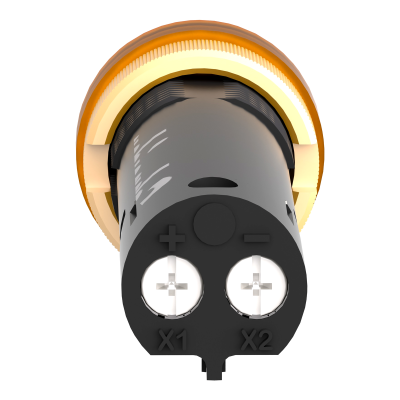 VOYANT ROND  HARMONY XVLA Ø12 IP40 ORANGE LED 24V BORNES