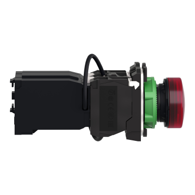 VOYANT ROND HARMONY XB5 ROUGE LED ALIM TRANSFO 400V Ø22
