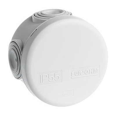 BOITE DERIVATION RONDE Ø60X40 4 ENTREES  - IP55 - 960°C