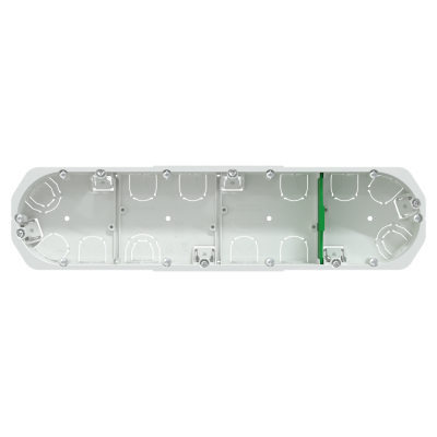 BOITE ENC.MULTIFIX QUADRUPLE ENTRAXE 71MM P50MM Ø67MM