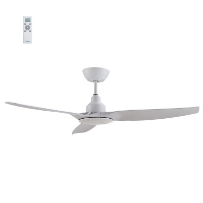 BRASSEUR D'AIR FANDC52 DC 3 PALES ABS BLANC Ø132cm TELECDE 5 VIT.