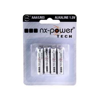 PILE ALKALINE NX LR03  AAA 1,5V 1,46AH BLISTER DE 4 PILES***