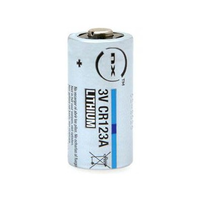 PILE LITIUM CR123A 3V 1,45AH Ø16x34mm***