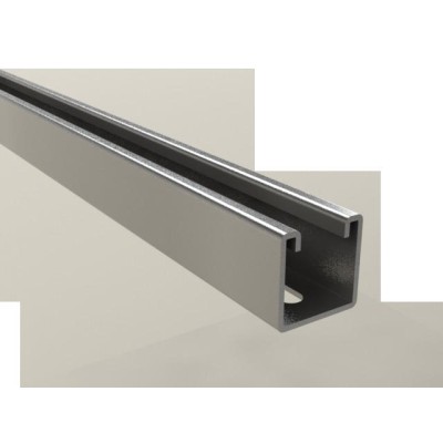 RAIL BASORFIX P41 41x41x2.5 D11x25 GAC (Longueur 3m)