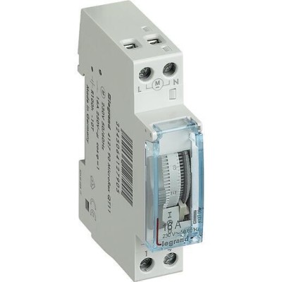 INTER HORAIRE ANALOGIQUE JOURNALIER 16A 250V RESERVE 100H - 1M