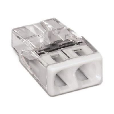 WAGO MINI BORNE CONNEXION RAPIDE 2x2.5MM² (Boite 100 bornes)