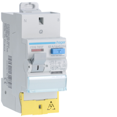 INTER DIFF HAGER 2P 63A 30MA TYPE A SANS VIS