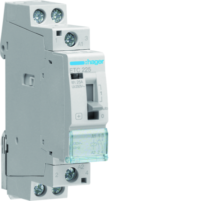 CONTACTEUR HAGER 25A 2F 230V J/N