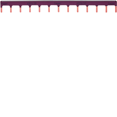 PEIGNE HAGER 1P 63A 13M LANGUETTE 10mm² MARRON