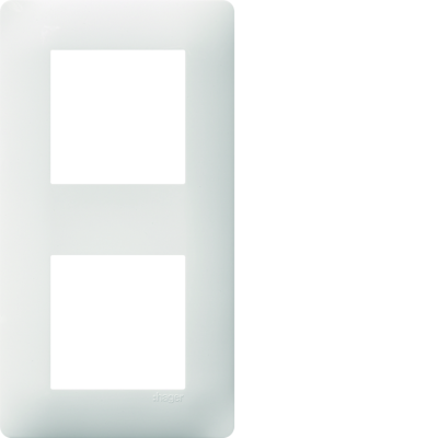 ESSENSYA BLANC PLAQUE 2 POSTES ENTRAXE 71