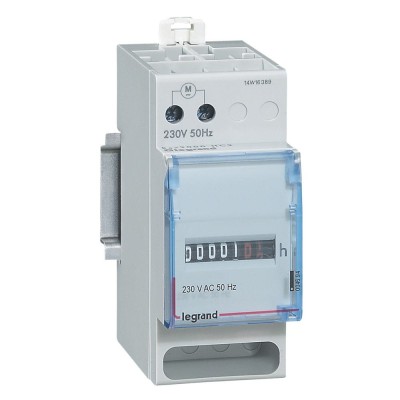 COMPTEUR HORAIRE TOTALISATEUR MODULAIRE AFFICHAGE NUMERIQUE 230V 50Hz