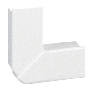 ACCES.MOULURE DLP 20x12,5 BLANC - ANGLE PLAT