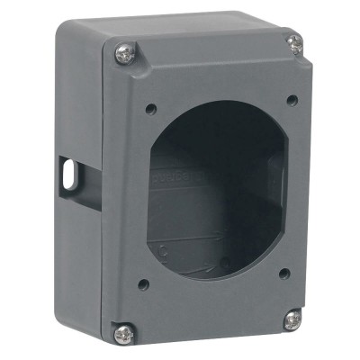 HYPRA BOITIER REVERSIBLE SIMPLE POUR PRISE 3P+T, 3P+N+T 16A PLA