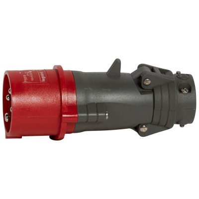 HYPRA FICHE MOBILE DROITE IP44 16A - 380-415VAC 3P+T PLASTIQUE