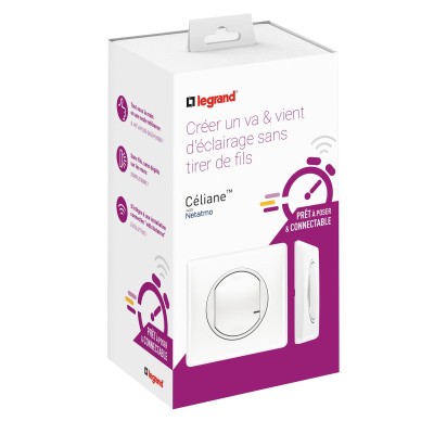 CELIANE WITH NETATMO BLANC PRET A POSER VA ET VIENT CDE S/FIL +INTER