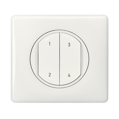 CELIANE WITH NETATMO BLANC COMMANDE S/FIL S/PILE 4 SCENARIOS