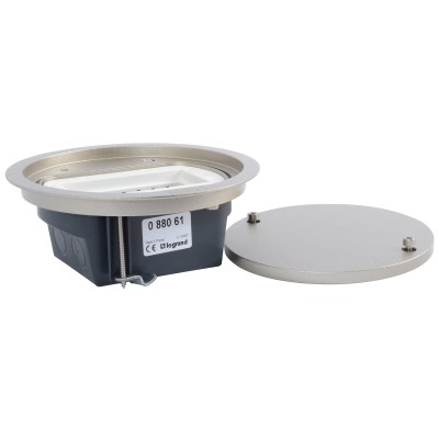 BOITIER DE SOL LEGRAND - IP66 4 MODULES AVEC COUVERCLE AMOVIBLE INOX