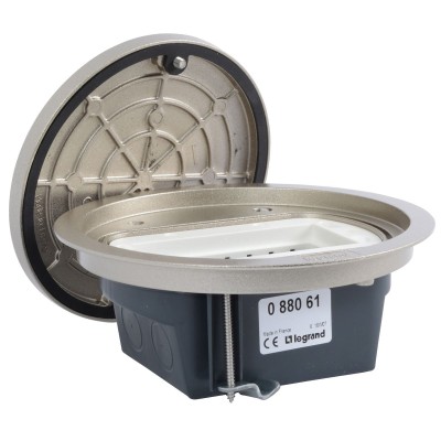 BOITIER DE SOL LEGRAND - IP66 4 MODULES AVEC COUVERCLE AMOVIBLE INOX