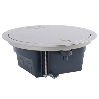 BOITE DE SOL LEGRAND IP66 4 MODULES - COUVERCLE INOX - Ø170mm