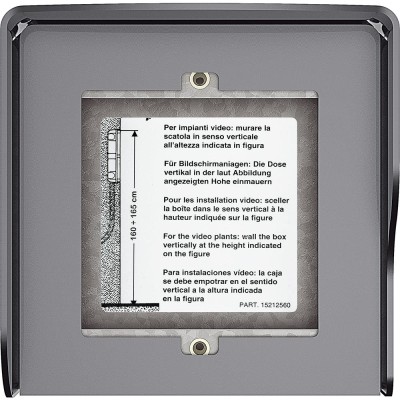 BOITIER MURAL SFERA NEW - 1 MODULE ALLSTREET