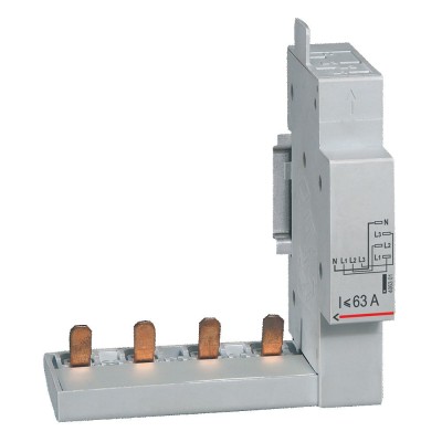 MODULE DE RACCORDEMENT PAR PEIGNE DX³ DX³-ID DX³-IS BORNE AUTO 4P63A
