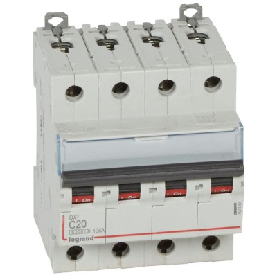 DISJ DX³ 4P C20A 6/10KA