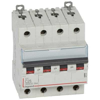 DISJ DX³ 4P C25A 6/10KA