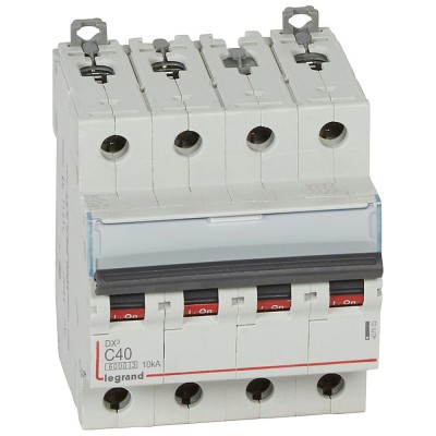 DISJ DX³ 4P C40A 6/10KA