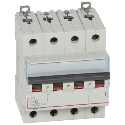 DISJ DX³ 4P C63A 6/10KA