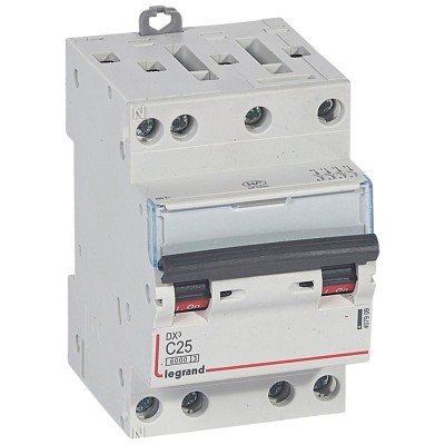 DISJ DX³ 4P C25A 6/10KA - 3M