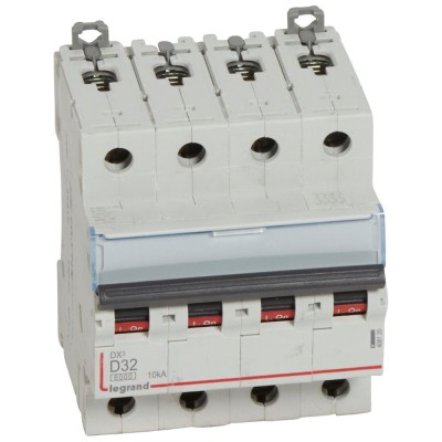 DISJ DX³ 4P D32A 6/10KA