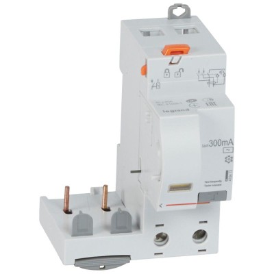BLOC DIFF DX³ 2P 40A AC 300mA POUR DISJ.1 MODULE PAR POLE - VIS