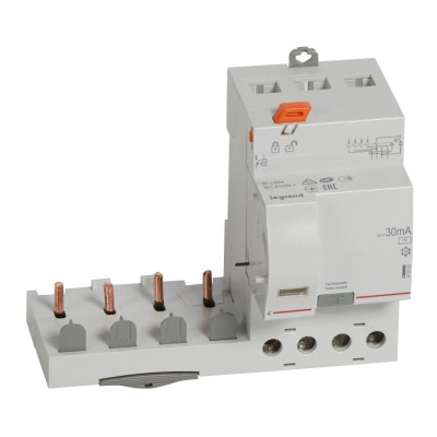 BLOC DIFF DX³ 4P 63A AC 30mA POUR DISJ.1 MODULE PAR POLE - VIS