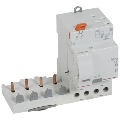 BLOC DIFF DX³ 4P 63A AC 30mA POUR DISJ.1 MODULE PAR POLE - AUTO