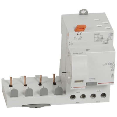 BLOC DIFF DX³ 4P 40A AC 300mA POUR DISJ.1 MODULE PAR POLE - AUTO
