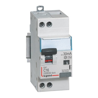 DISJ DIFF DX³ 1P+N C16A 4,5/6KA AC 30mA