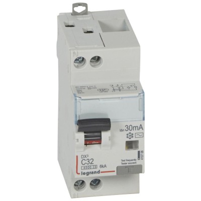 DISJ DIFF DX³ 1P+N C32A 4,5/6KA AC 30mA