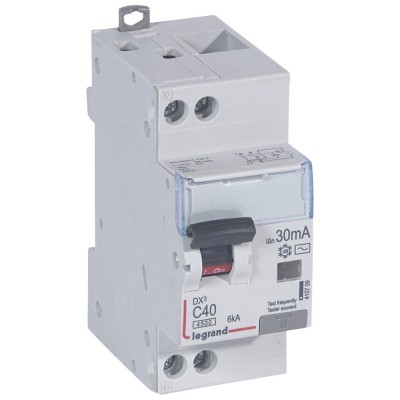 DISJ DIFF DX³ 1P+N C40A 4,5/6KA AC 30mA