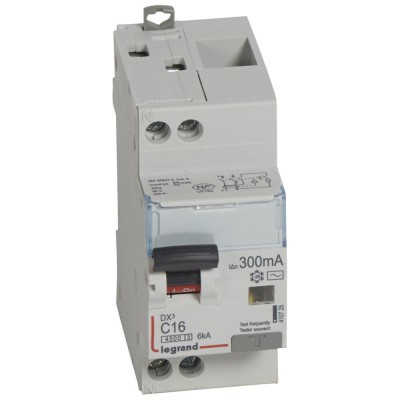 DISJ DIFF DX³ 1P+N C16A 4,5/6KA AC 300mA